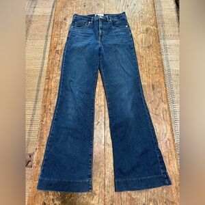 Everlane The High Rise Flare Women's Blue Jeans 28 Regular EUC
